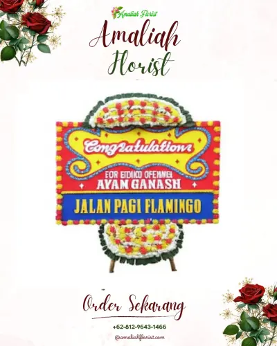 Bunga Papan Congratulation di Saewe
